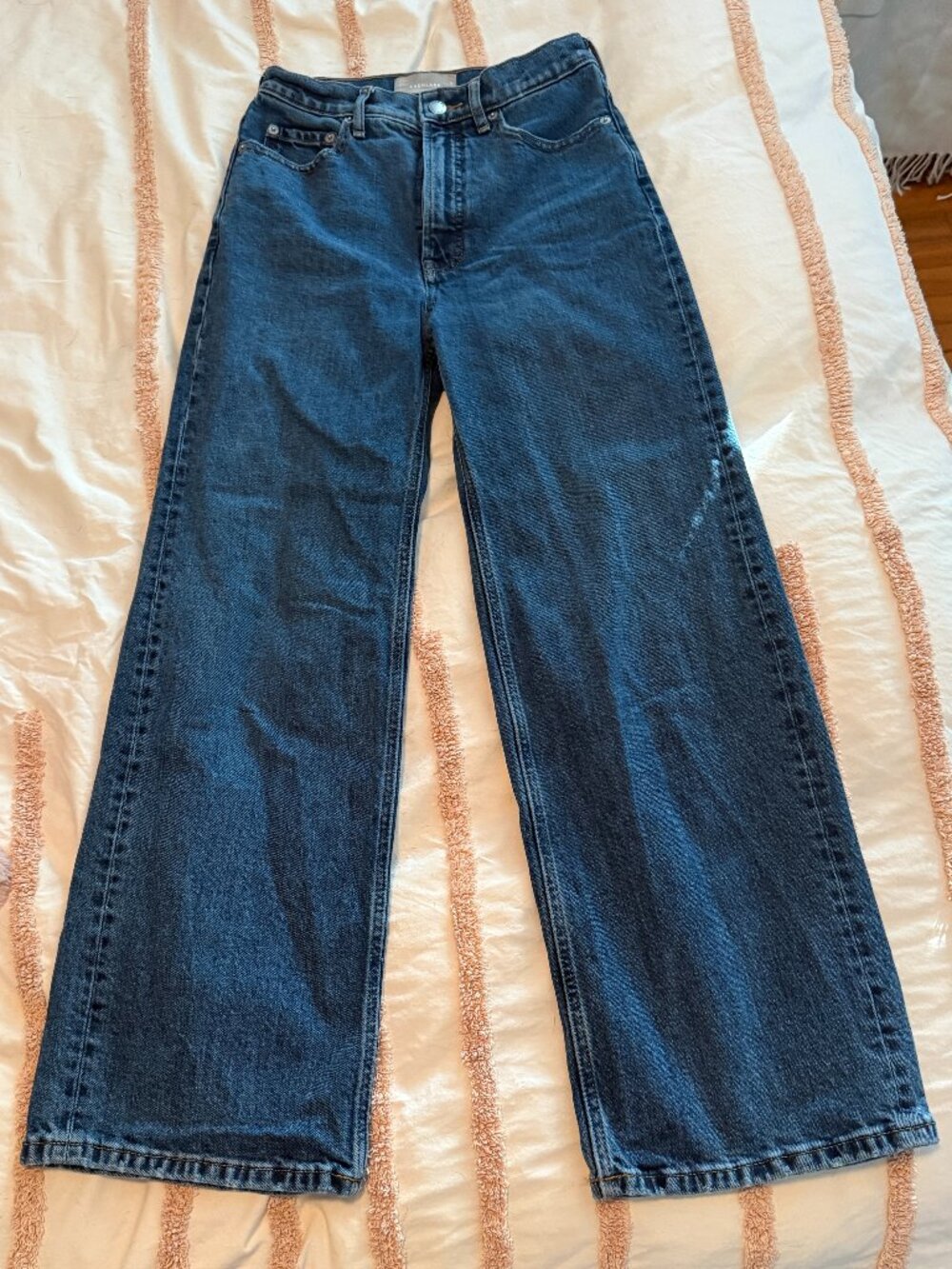 Everlane Way-High Sailor Jean | Size 25 | Dark Wash Wide Leg